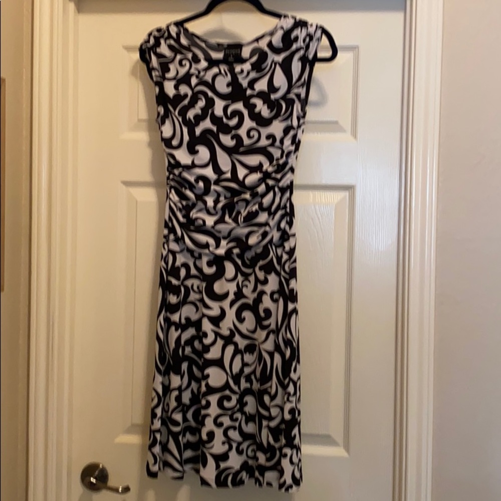 Black and white dress